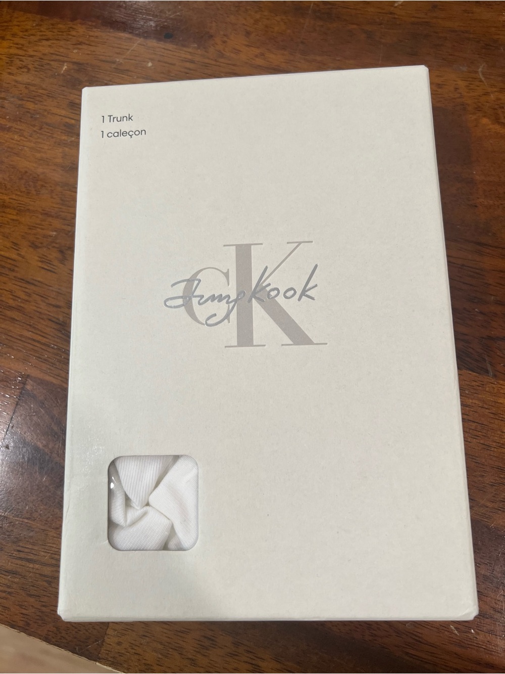 RARE Harajuku Calvin Klein x Jung Kook White Boxer Briefs